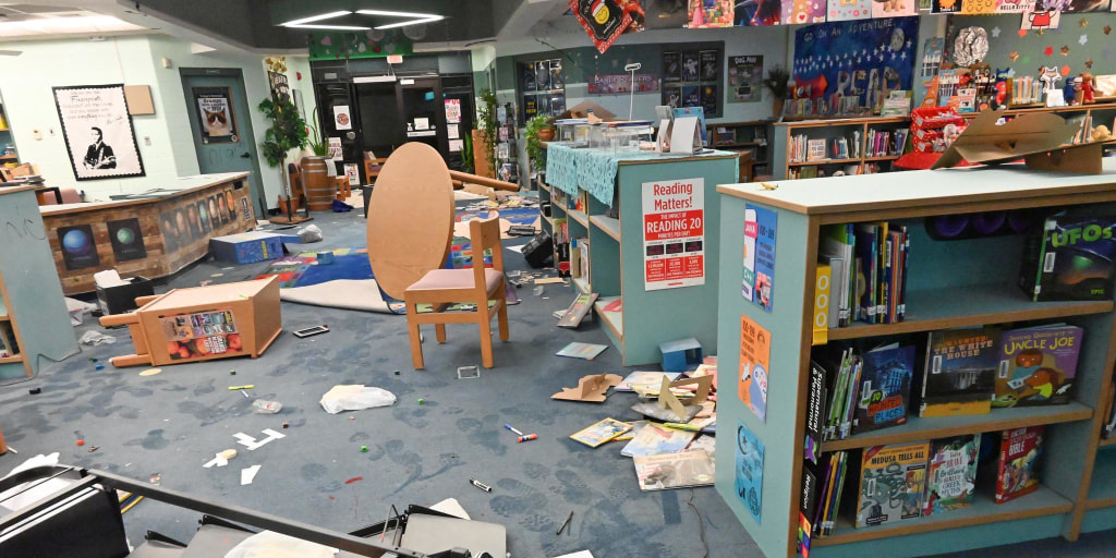 2 Florida boys accused of $50K in damage at school library are turned in by their moms