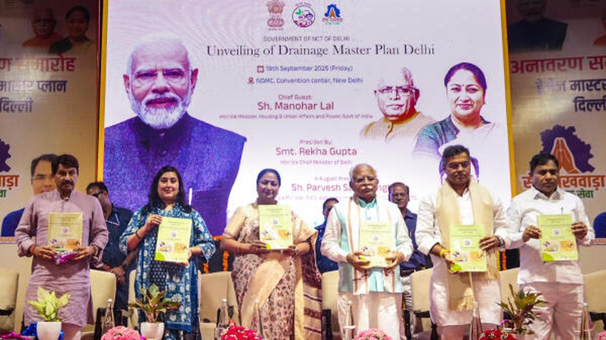 ₹57,000-crore drainage master plan unveiled for the national capital