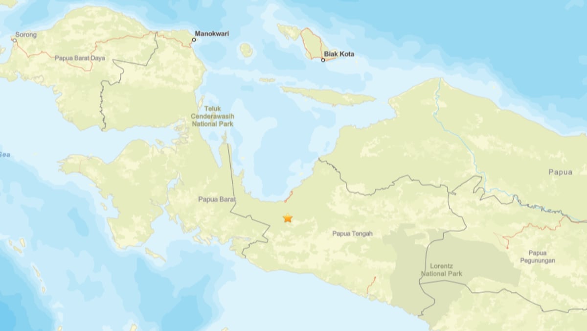 6.1-magnitude quake hits Indonesia's Central Papua: USGS