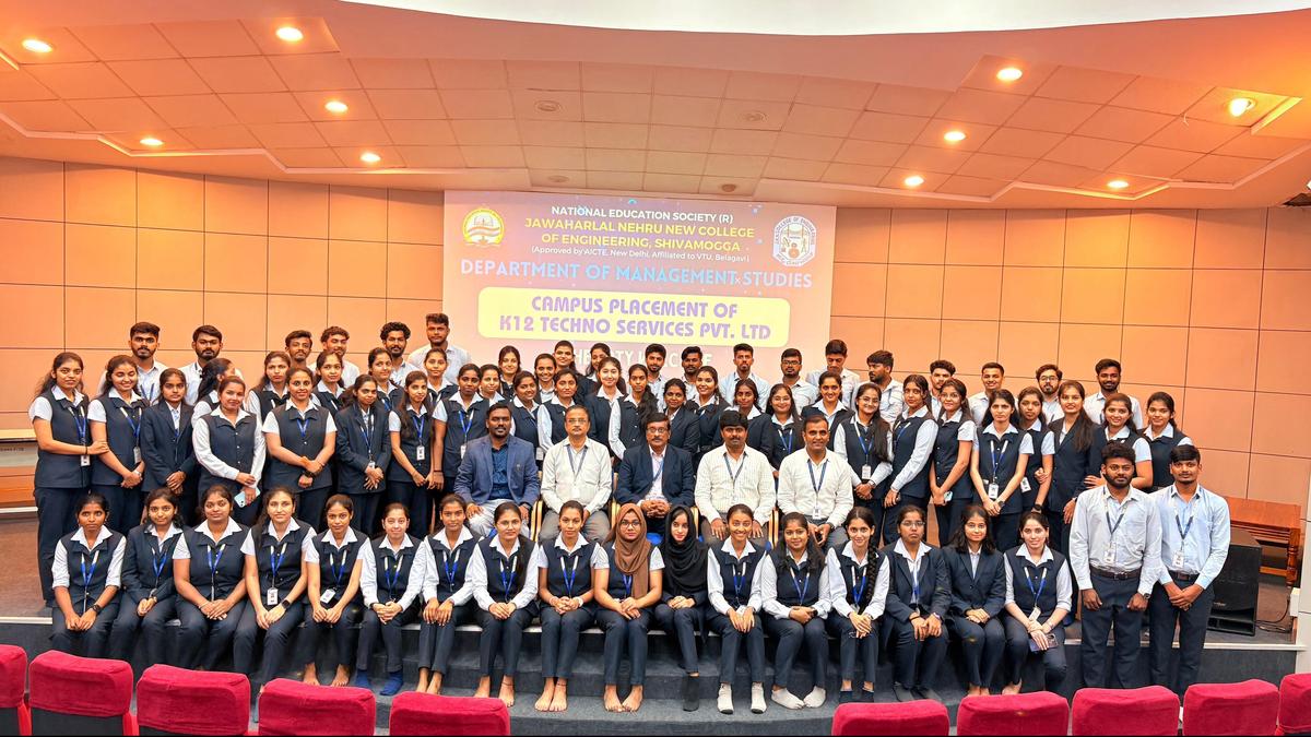 80 students get job offers at placement drive of JNN College of Engineering in Karnataka's Shivamogga