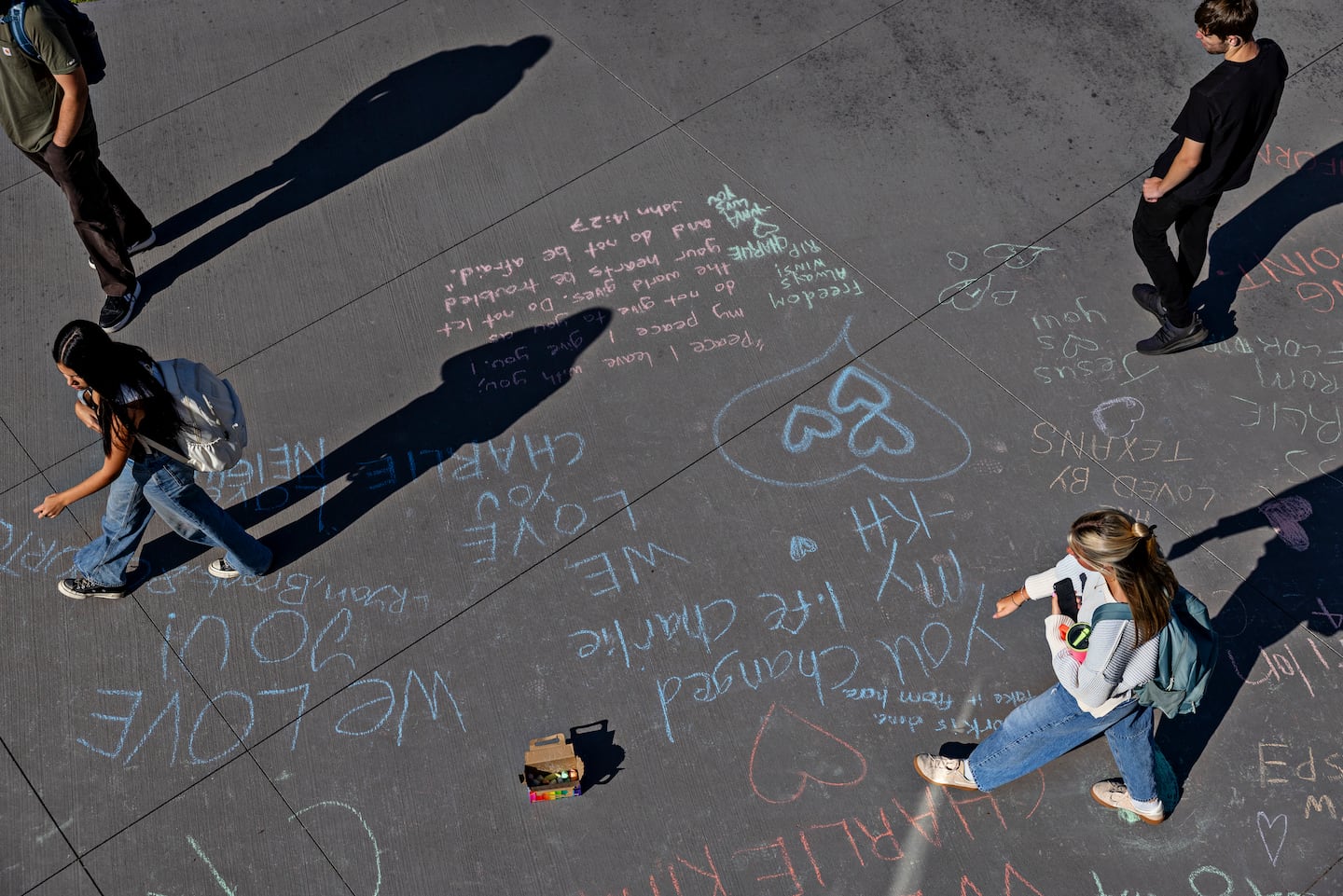 After Kirk's death, students return to campus and learn 'how to be adults' - The Boston Globe