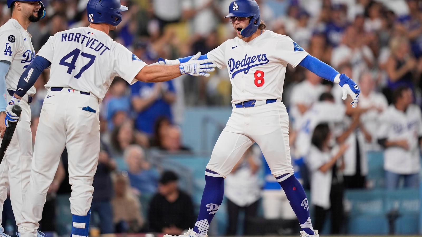 After Ohtani pitches 5 hitless innings, Marchon's 3-run homer rallies Phillies past Dodgers 9-6