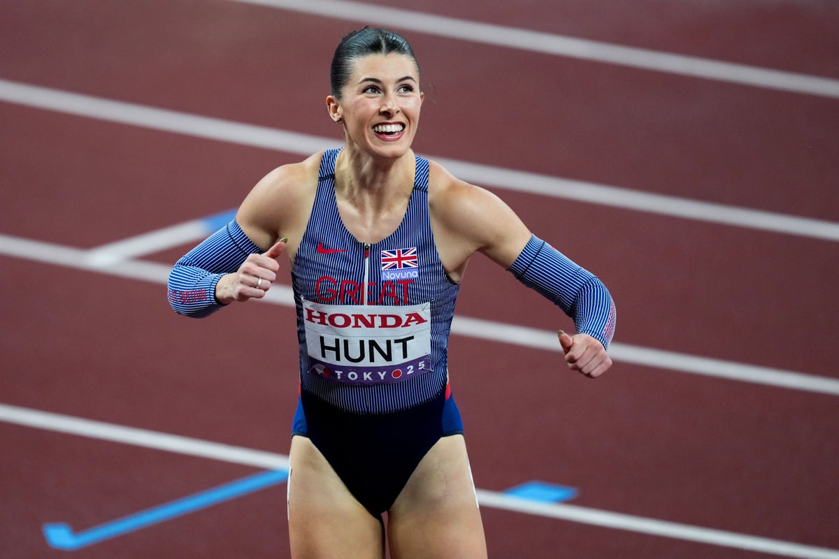Amy Hunt wins 200m silver at World Championships in Tokyo