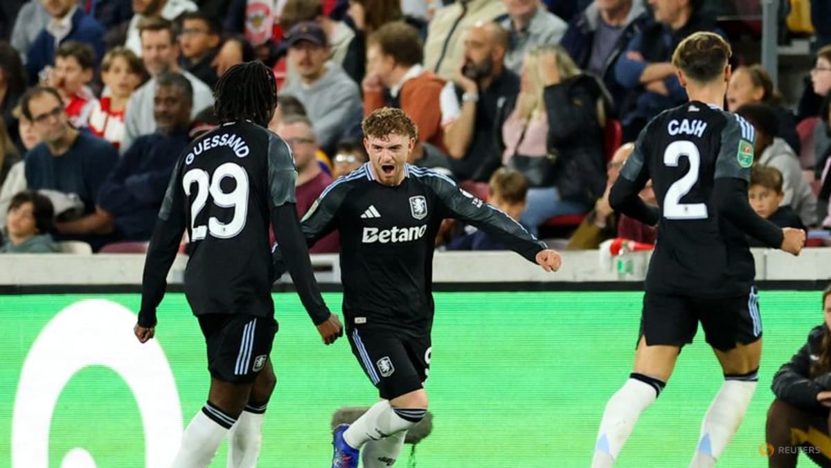 Aston Villa finally score, but exit League Cup at Brentford