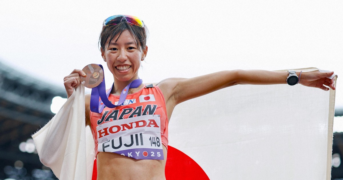 Athletics: Japan's Nanako Fujii takes bronze in worlds 20-km race walk, sets nat'l record