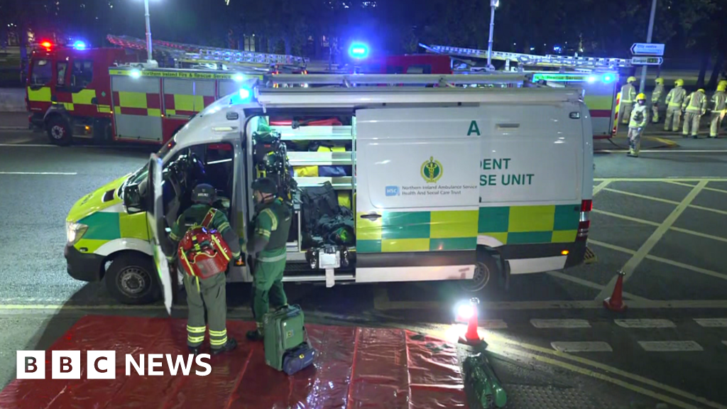 Belfast: Major emergency training exercise in Harbour Estate