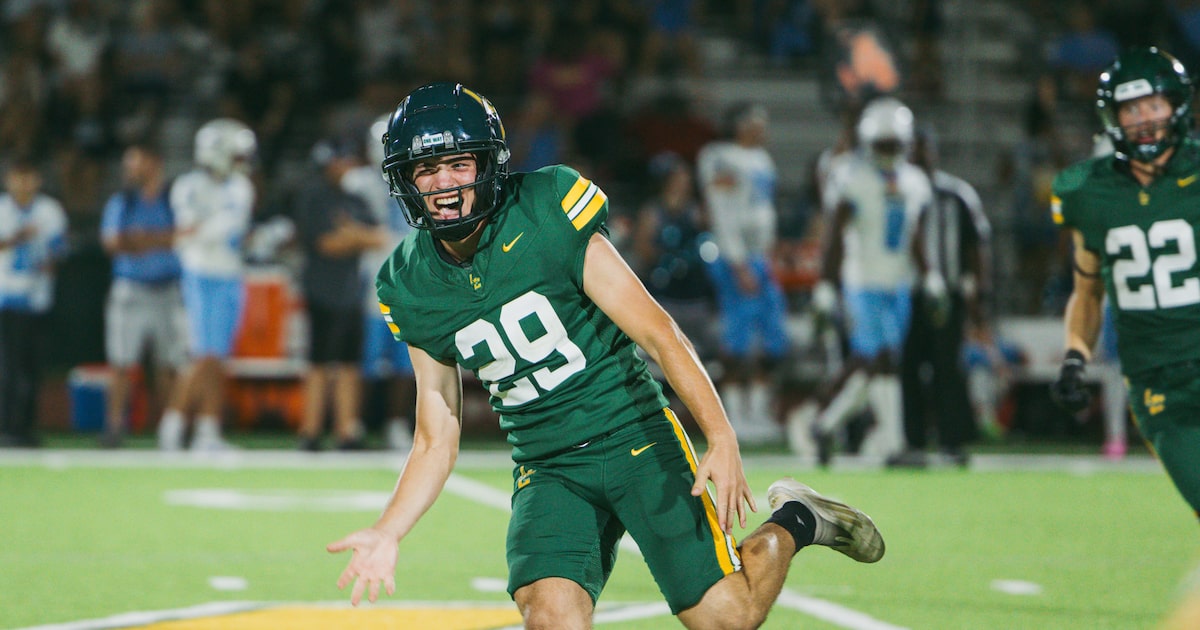 Brandon Aubrey's 64-yarder? This Frisco Legacy kicker beat him to the punch by two days