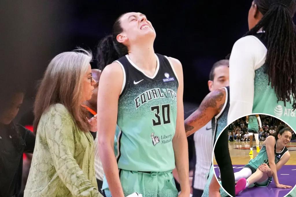 Breanna Stewart reveals injury on cusp of Liberty Game 2