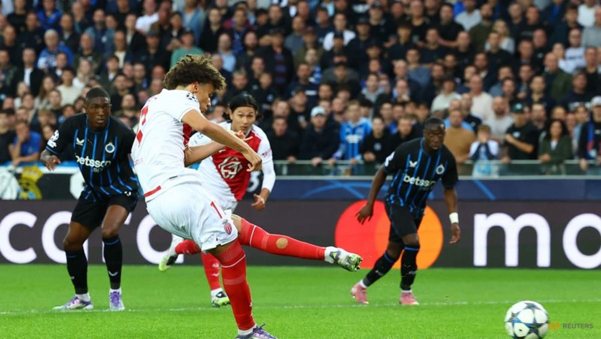 Brilliant Club Brugge thump Monaco 4-1 in Champions League