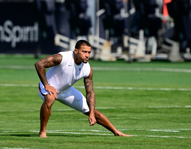 Broncos ILB Dre Greenlaw, TE Evan Engram out for first practice of Chargers week