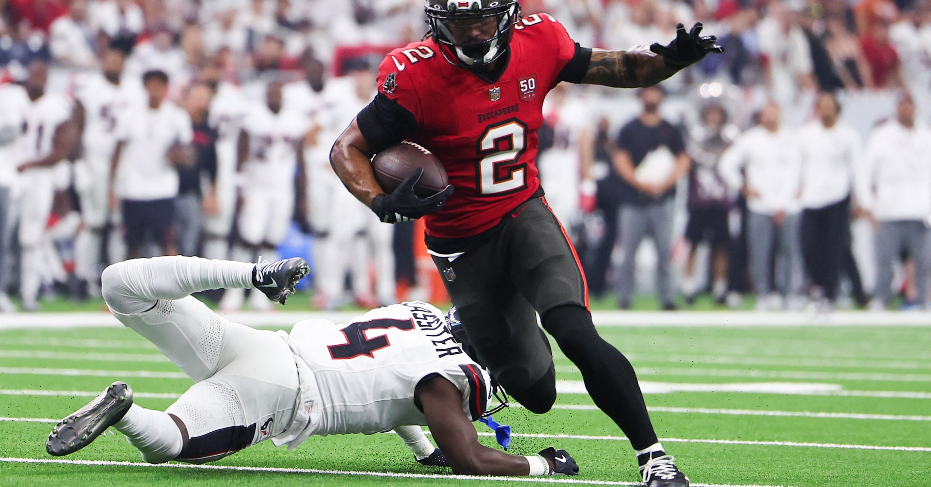 Bucs WR Emeka Egbuka (hip, groin) misses Wednesday practice