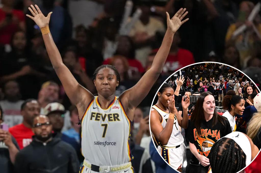 Caitlin Clark-less Fever use late heroics to eliminate Dream from...