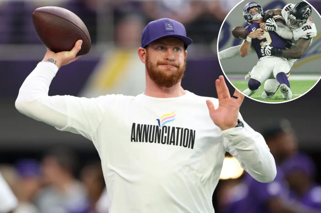 Carson Wentz would make NFL history if he starts for Vikings after...