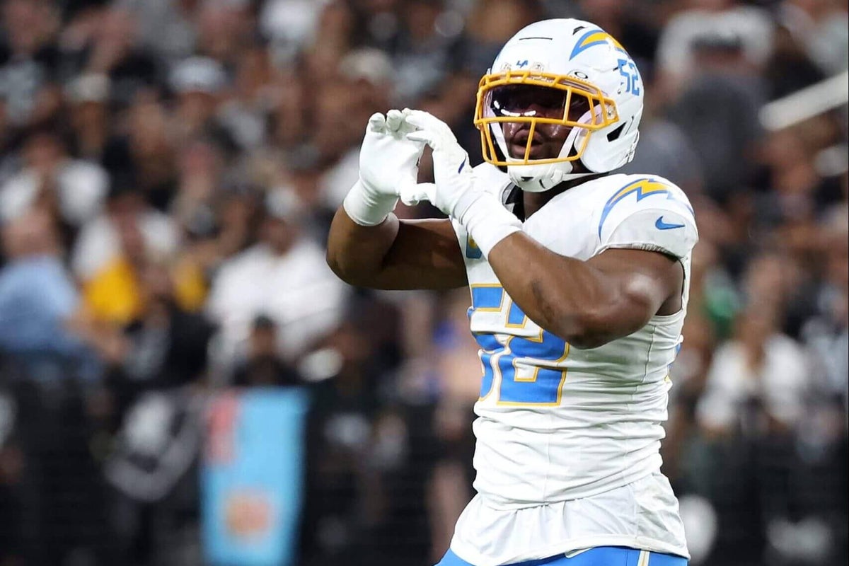 Chargers' Khalil Mack ruled out vs. Raiders with elbow injury