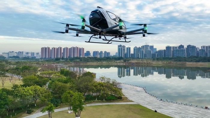 China's flying car start-ups take their case to the skies