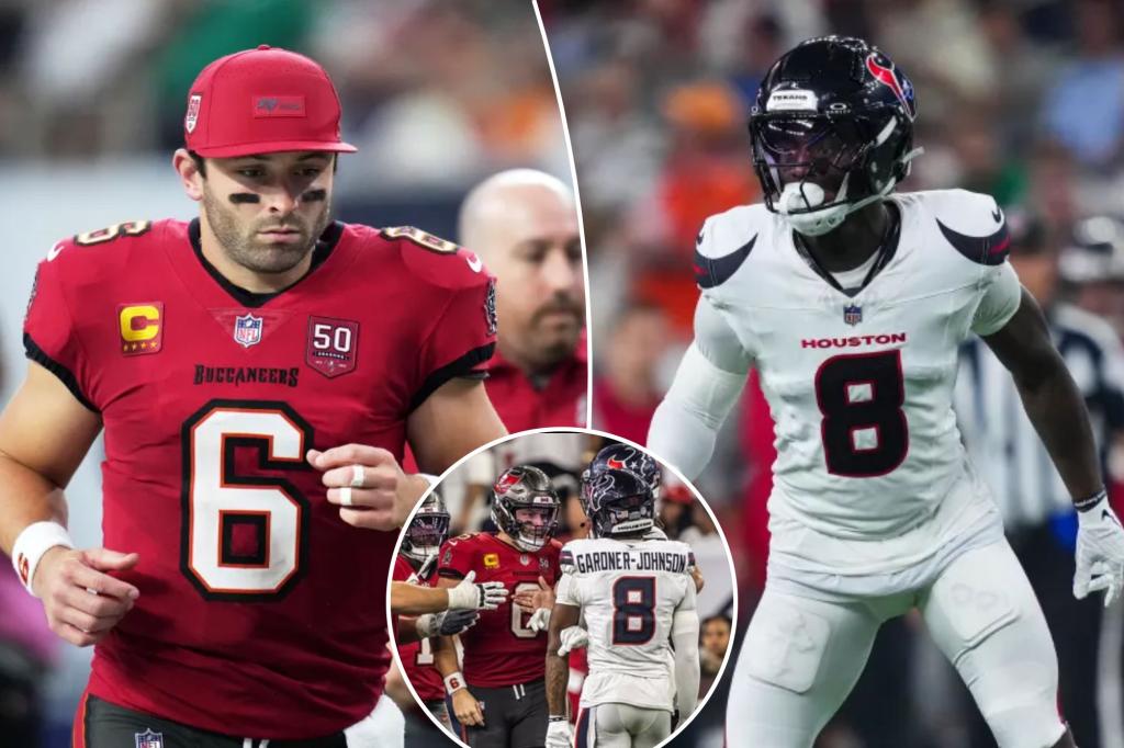 CJ Gardner-Johnson fires back at 'ringless' Baker Mayfield as their...