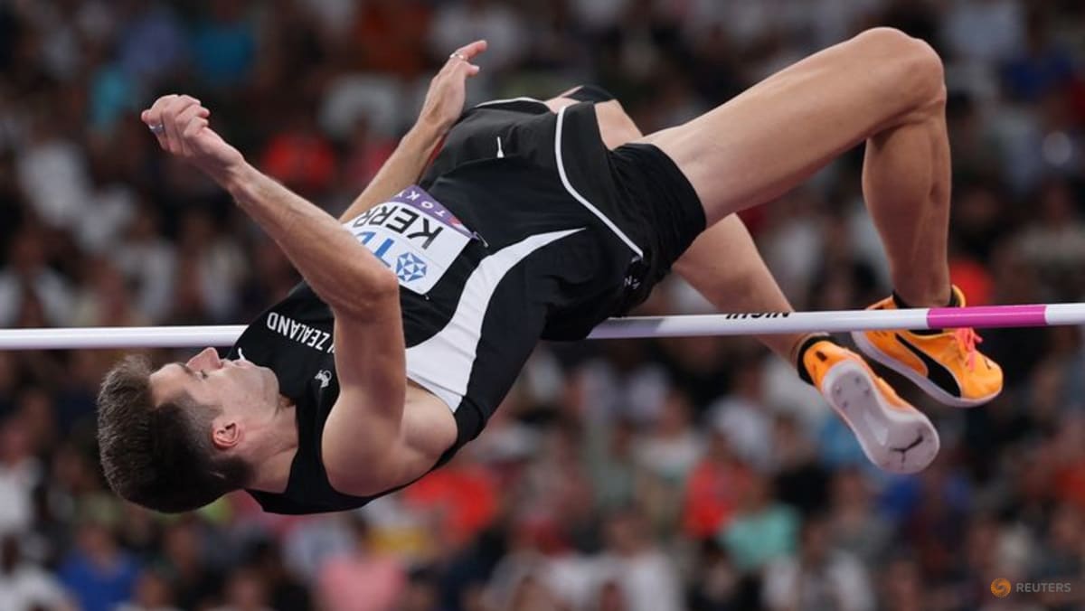 Clutch Kiwi Kerr adds world high jump crown to Olympic title