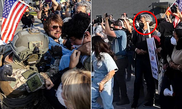 Democrat body-slammed outside migrant lockup as lawmaker gets exposed