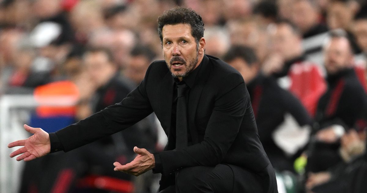 Diego Simeone UEFA suspension explained after red card in Liverpool win against Atletico Madrid - The Mirror