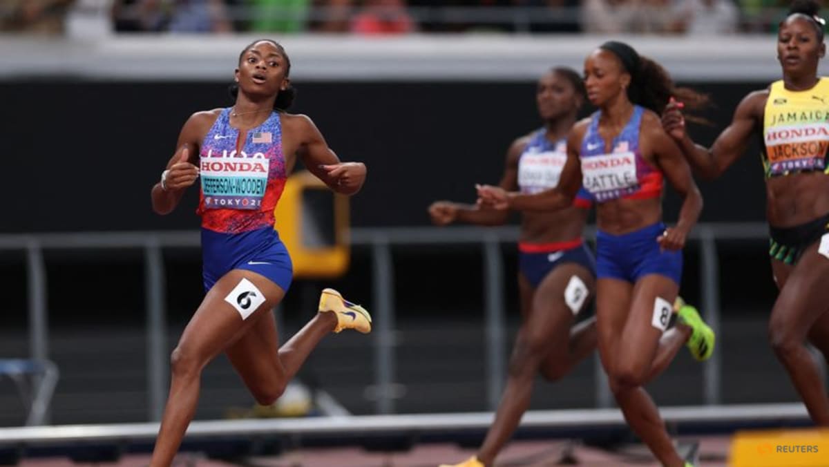 Dominant Jefferson-Wooden lands Tokyo sprint double with 200m gold