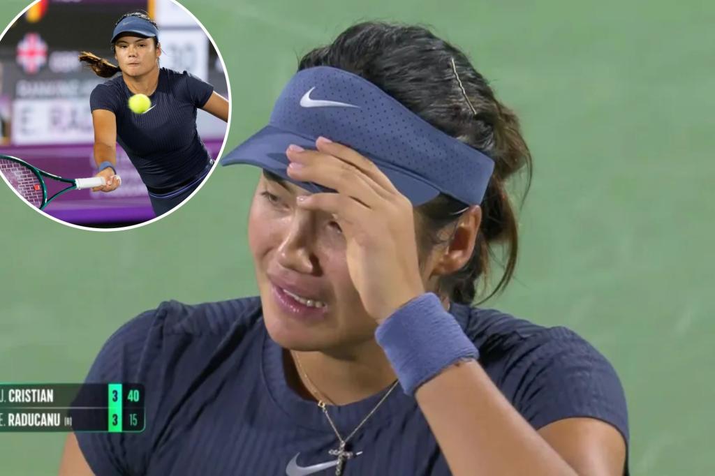 Emma Raducanu fights back tears during bounce-back win at Korea Open...