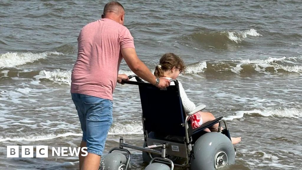 Fleetwood sea sewage puts beach off limits for wheelchair group
