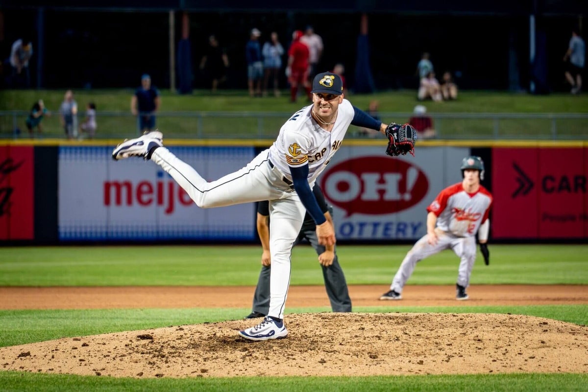 Former MLB outfielder Tyler Naquin hopes to be the sport's next great pitching experiment