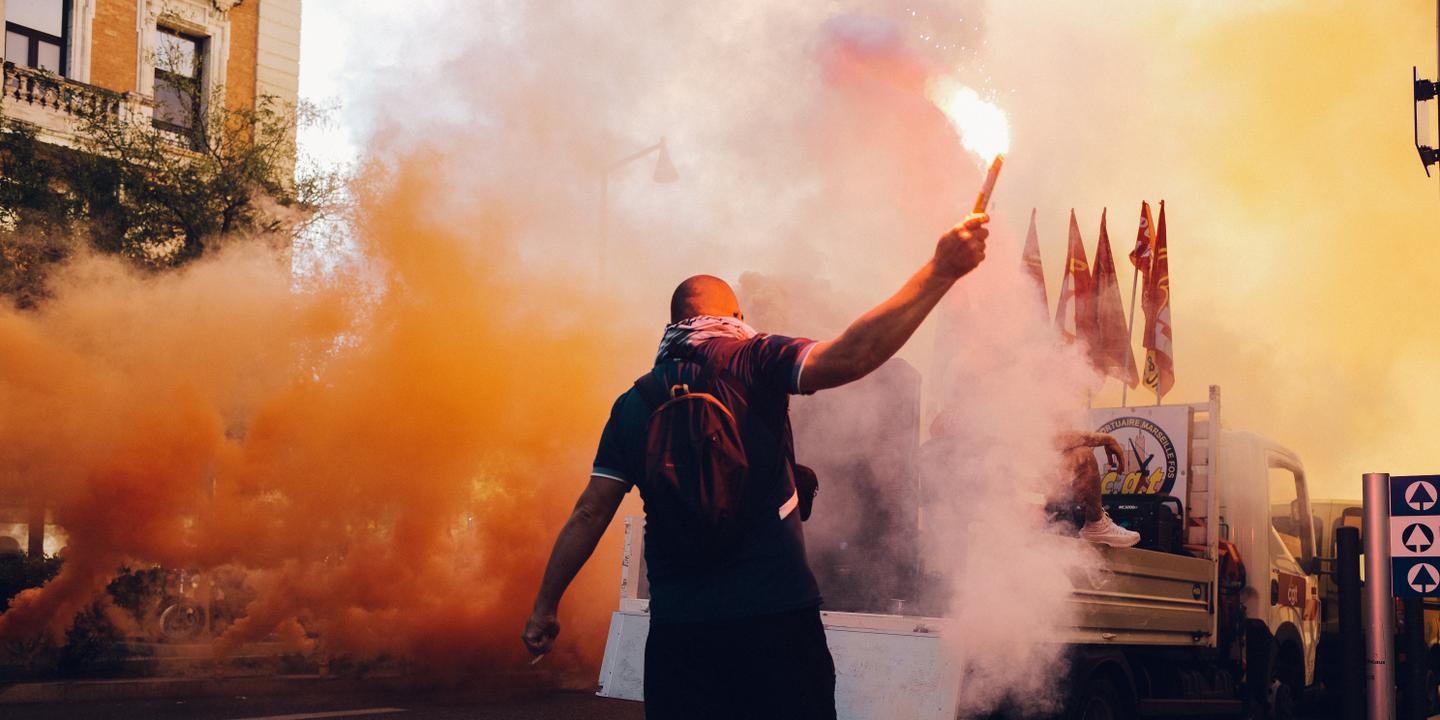 French unions determined to force new PM to yield in day of strikes
