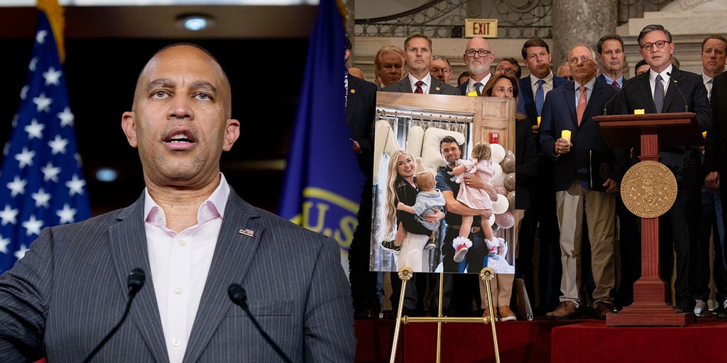 Hakeem Jeffries' 4-word answer to why he skipped Charlie Kirk vigil