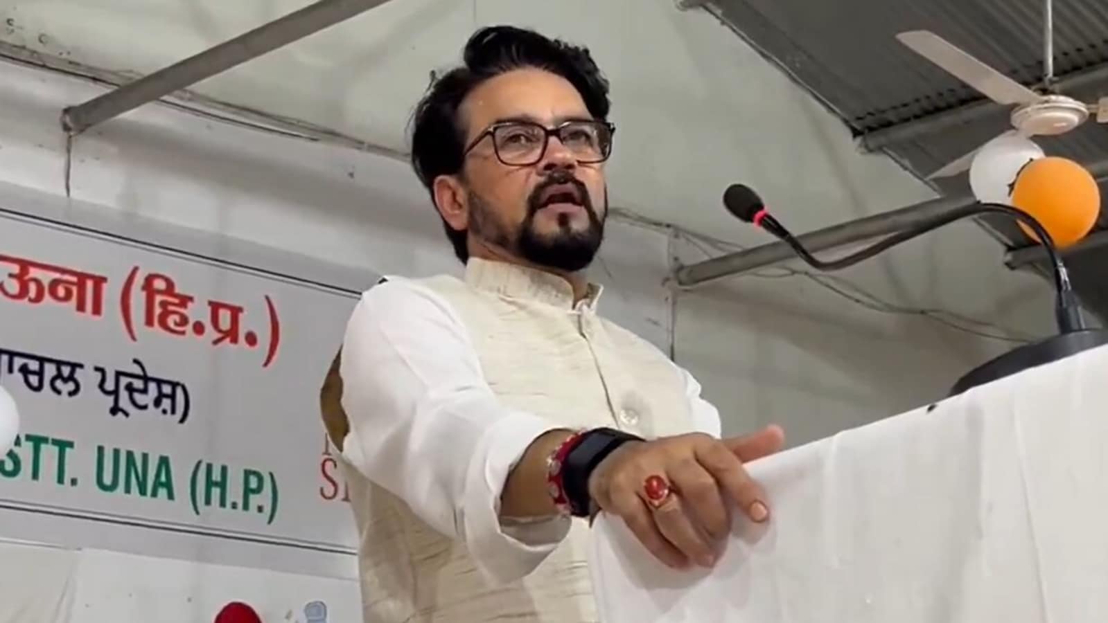 'Hanuman Ji was the first to go to space': BJP's Anurag Thakur to schoolkids, advises to 'look beyond textbooks'