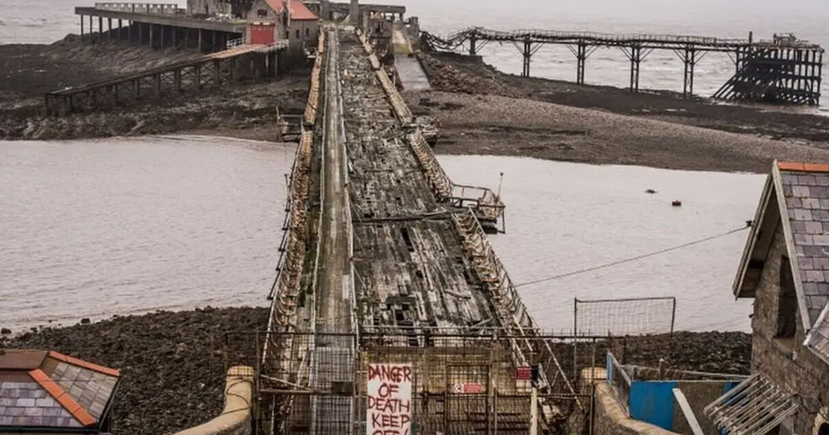 Heartbreaking images of pier abandoned 40 years ago just 2 hours from London