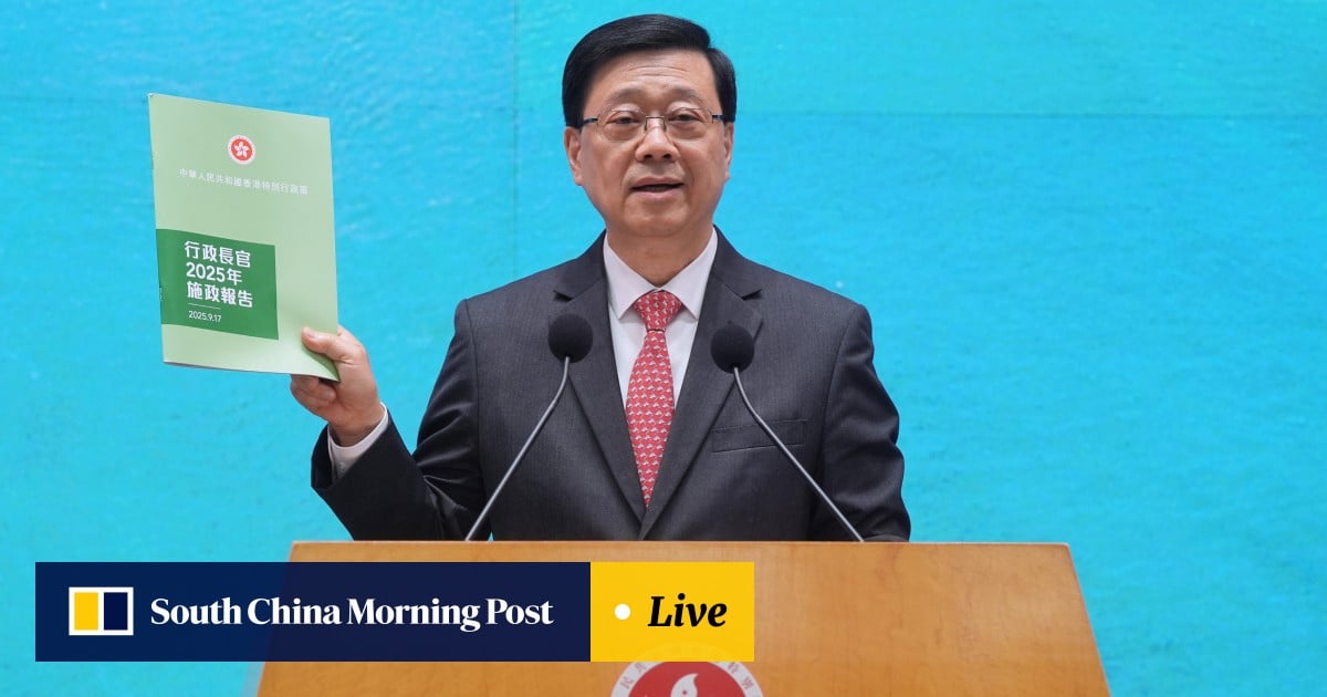 Hong Kong policy address: what's John Lee's plan to fix economy, deepen reforms?
