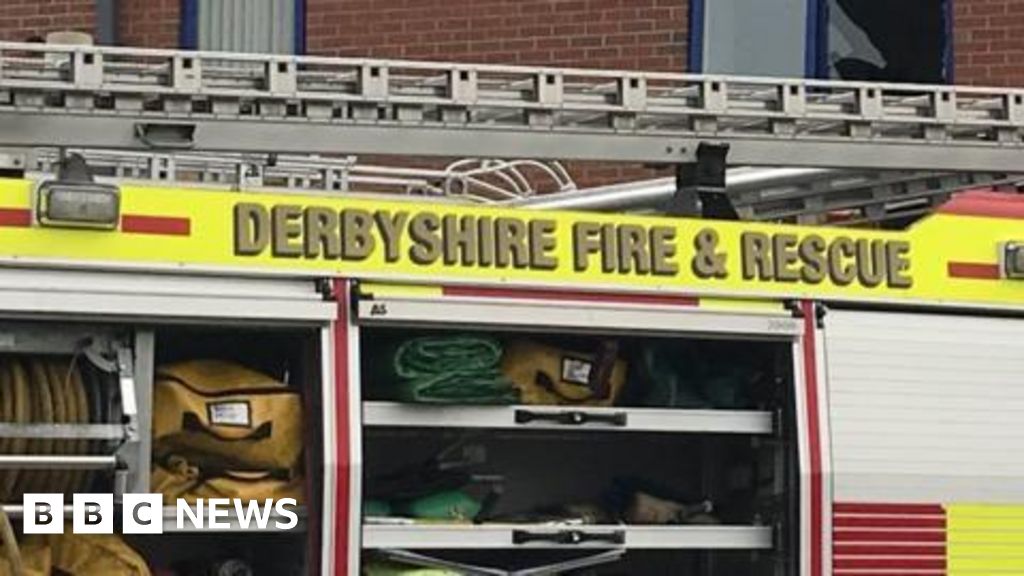 House fire in Derbyshire 'started by lightning striking roof'