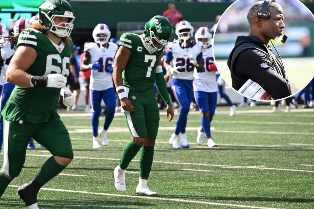 How Jets' Aaron Glenn is approaching Justin Fields' injury uncertainty
