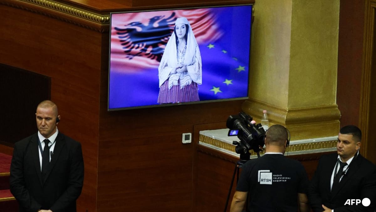 'I'm not here to replace people': Albania's AI-generated minister speaks to parliament