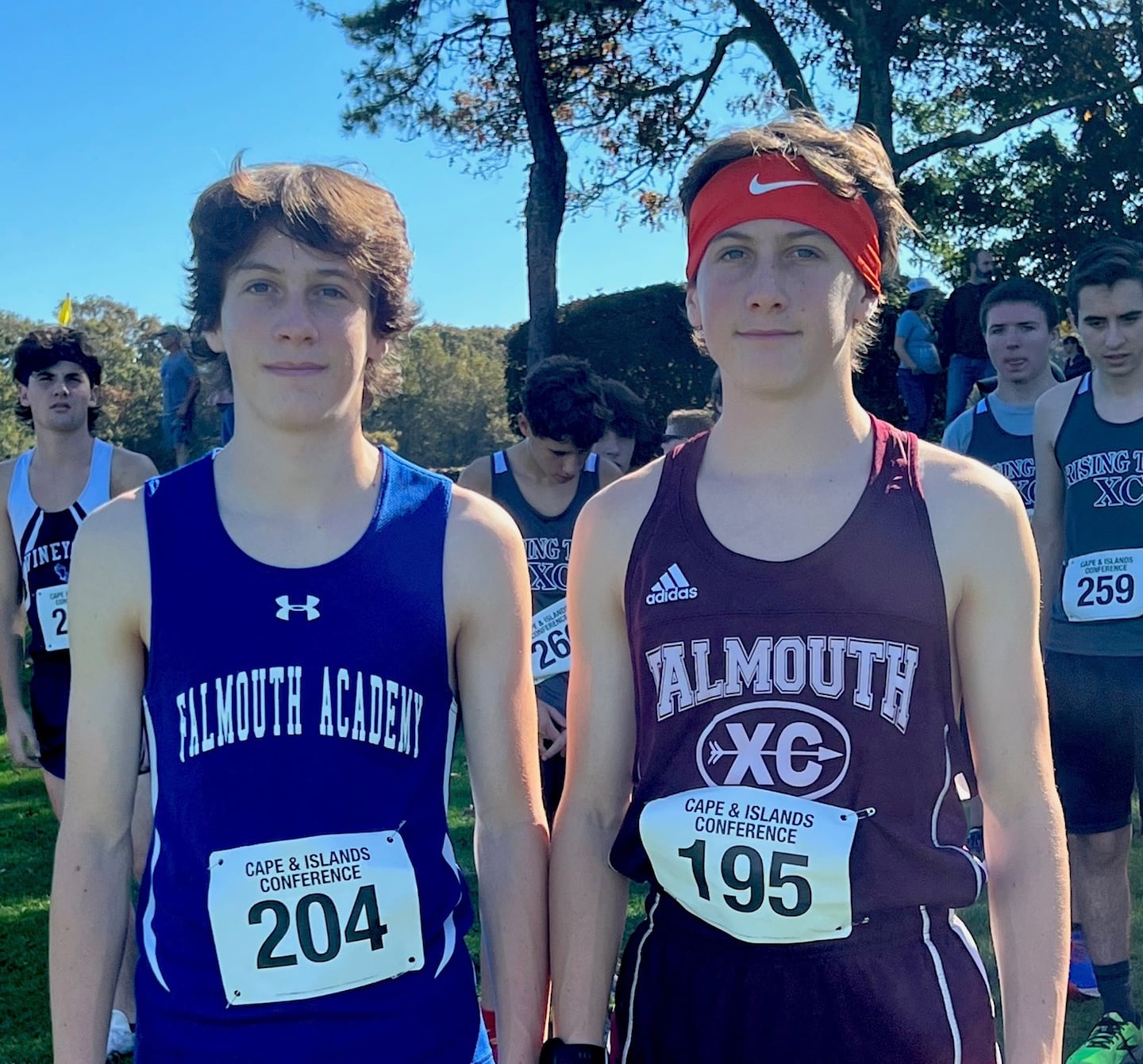 'If he beats you, it's not like you really lost:' How the Gartner twins navigate running for different schools. - The Boston Globe