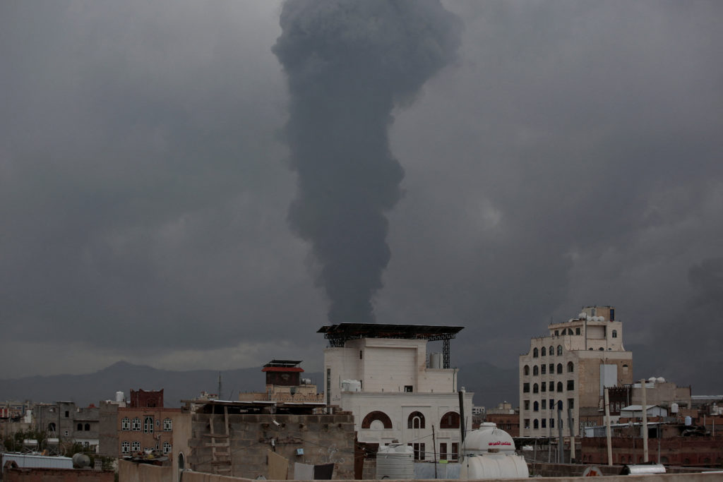 Israeli strikes hit Yemen's capital, days after Houthi rebels fired cluster munitions at Israel