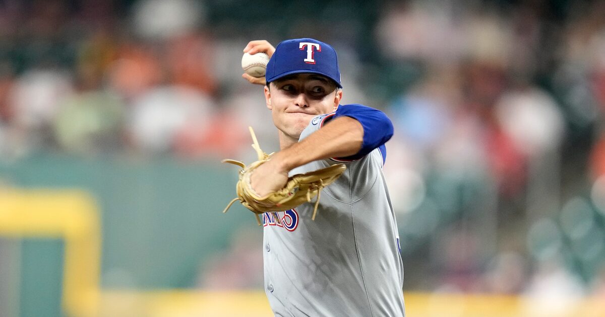 Jack Leiter holds up in biggest Rangers start yet, but thin bullpen put him in tricky spot