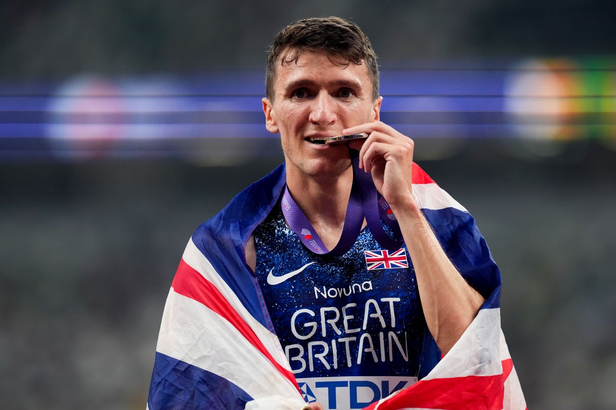 Jake Wightman secures 1500m world silver as Josh Kerr pulls up in Tokyo final