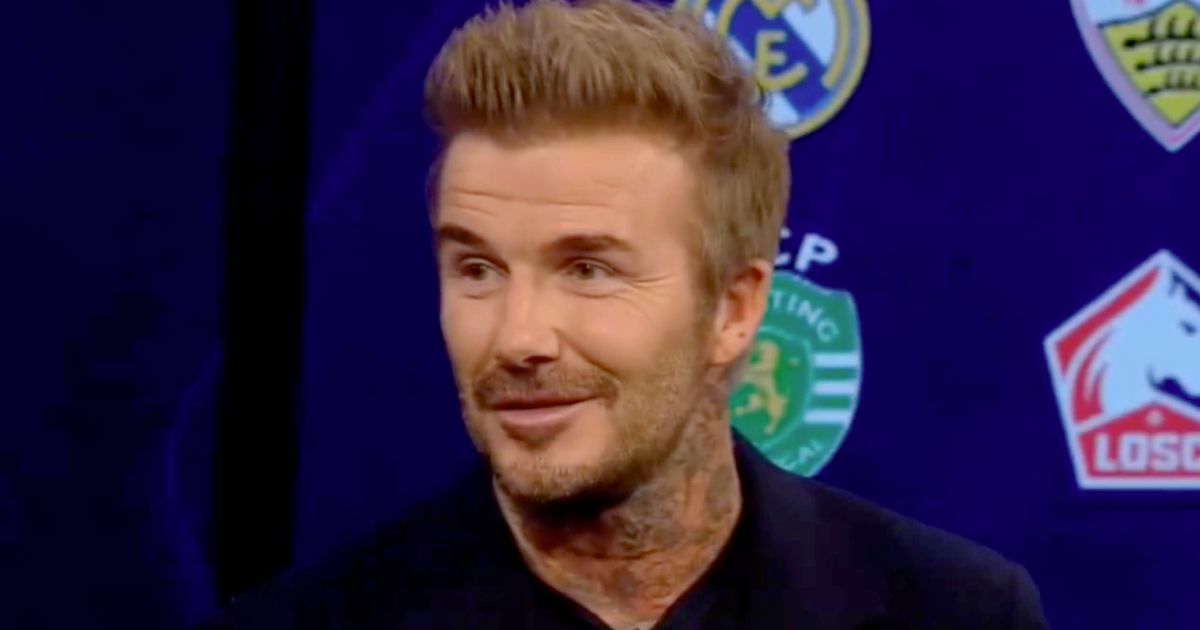 Jamie Carragher unimpressed as David Beckham makes 'surprise' Champions League prediction - The Mirror