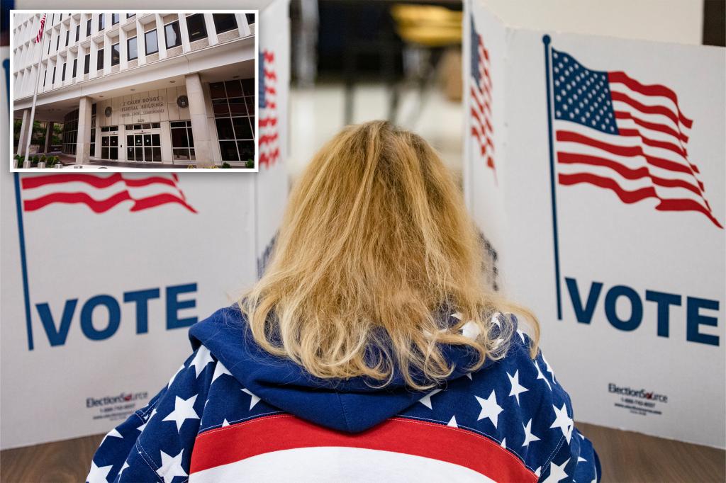 Justice Department is suing Oregon and Maine as it seeks voter data...