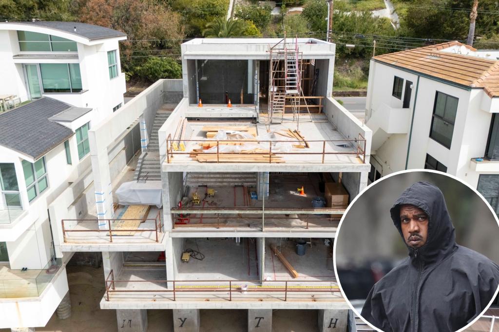 Kanye West's gutted Malibu 'bunker' relists for $35 million as...
