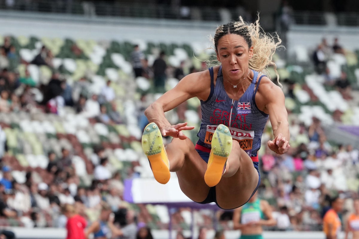 Katarina Johnson-Thompson third with two heptathlon events remaining in Tokyo