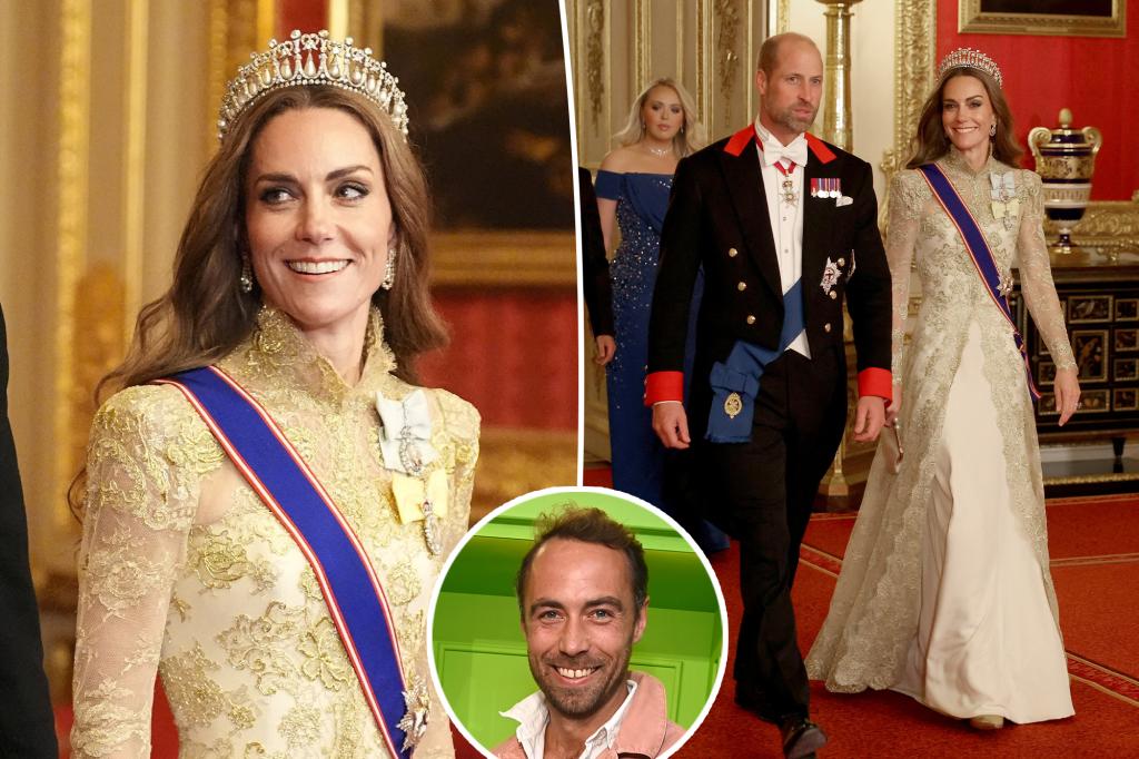 Kate Middleton's brother, James, says sister and Prince William make...