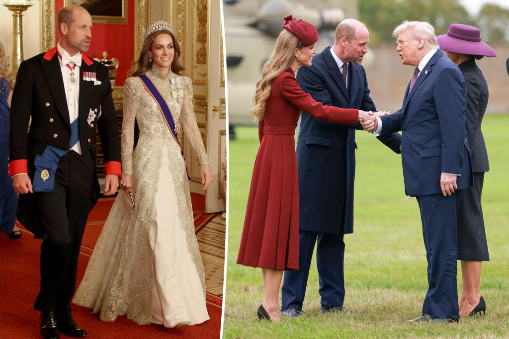 Kate Middleton wows in Princess Diana's tiara at state banquet for...