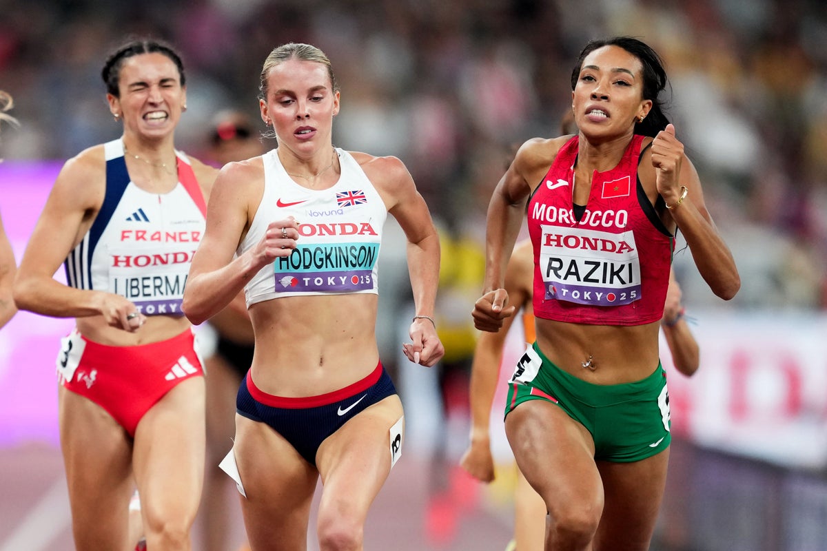 Keely Hodgkinson cruises into 800m semi-finals at World Championships