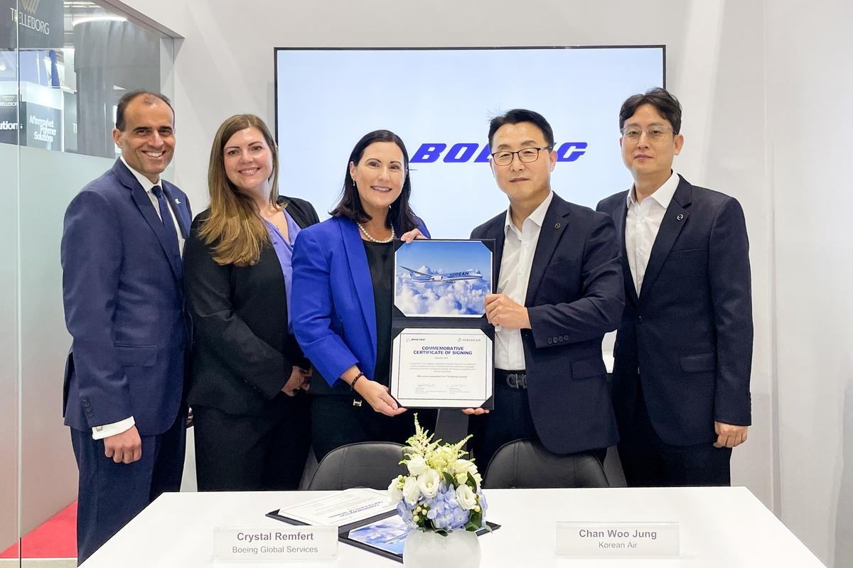 Korean Air, Boeing forge strategic partnership for predictive MRO operations - The Korea Times