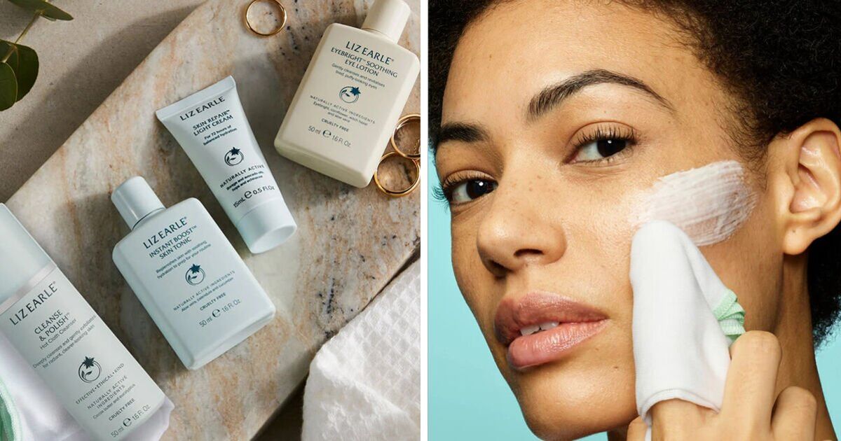 Liz Earle set that 'leaves skin glowing' is 40% off in flash sale today only