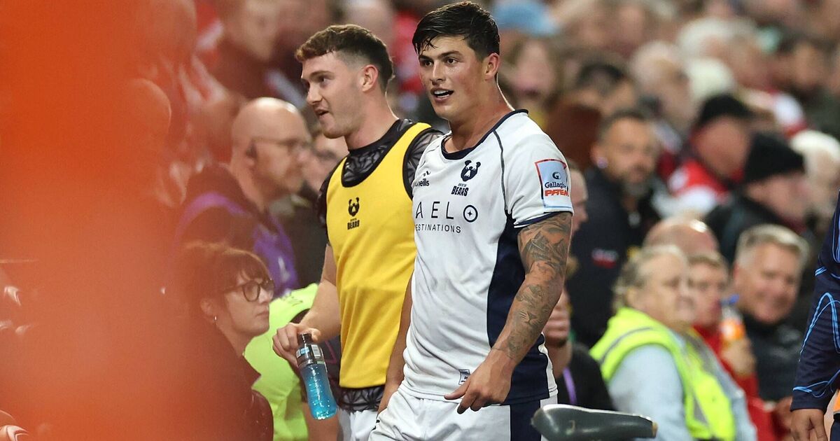 Louis Rees-Zammit sin-binned for fighting after scoring try against old team