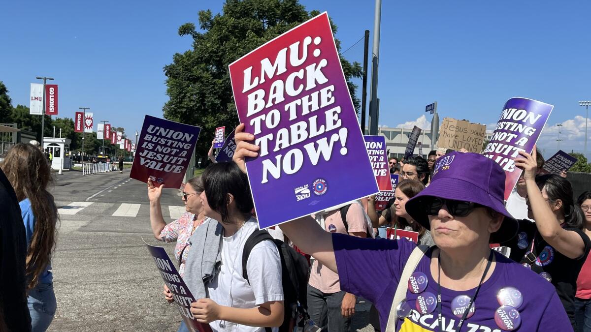Loyola Marymount abruptly rescinds recognition of faculty union after months of negotiation